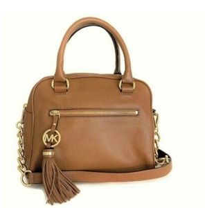 Michael Kors Knox Medium Tassel Leather Purse